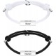 Custom Couple Bracelets Personalized Nameplated Date Engraved ID Matching Couple Bracelets For Boyfriend And Girlfriend Personalized Braided Rope Bracelets For Women Men Custom Couple Bracelets Personalized Nameplated Date Engraved ID Matching Couple Bracelets For Boyfriend And Girlfriend Personalized Braided Rope Bracelets For Women Men